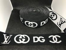 Load image into Gallery viewer, 3 or 6 Yard Roll 4cm Custom Designer Hat Band Elastic Trim