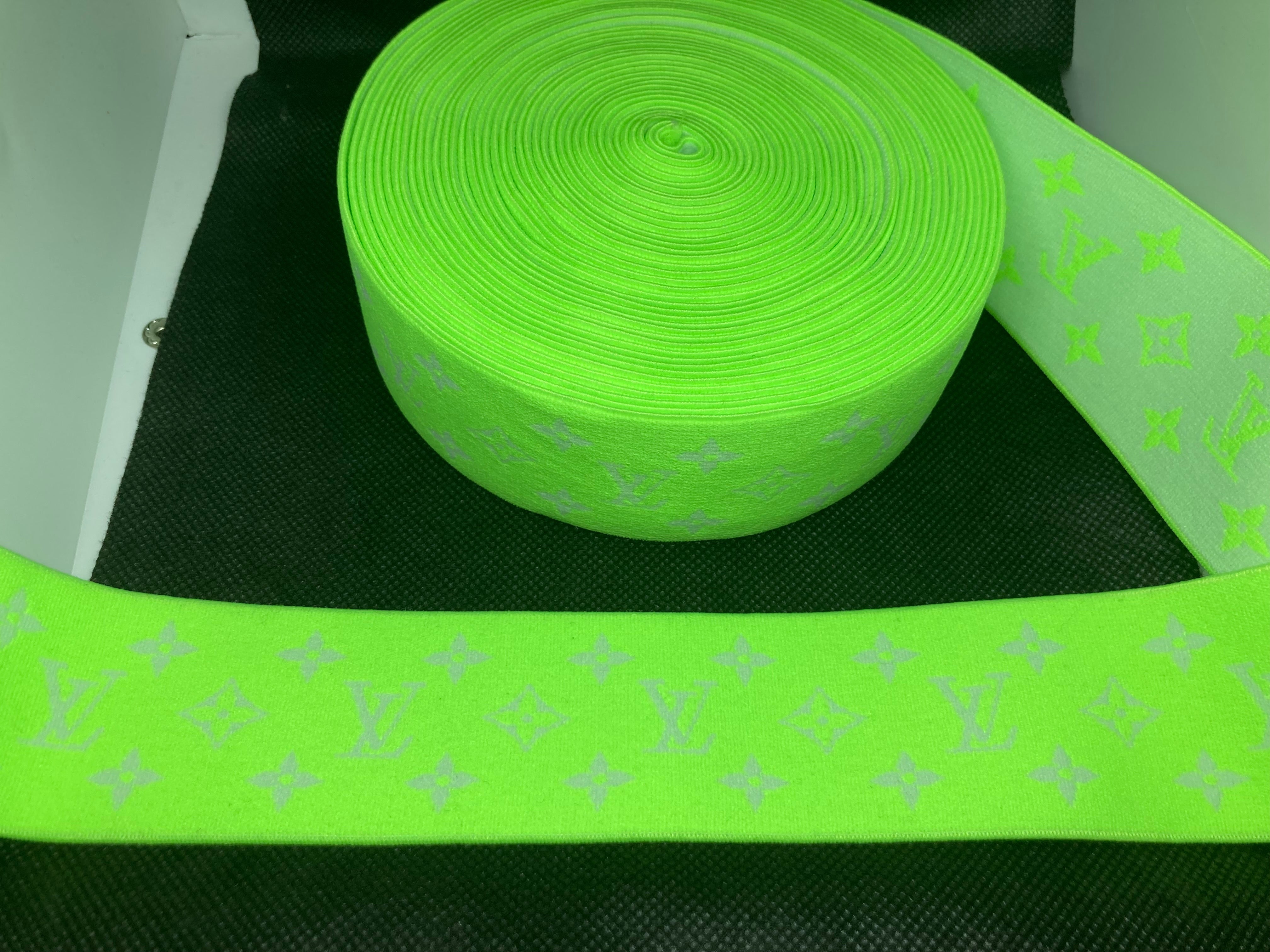 10 Yard Roll 4.5cm L-1 Custom Designer Elastic Band Jacquard Bands Tri ...