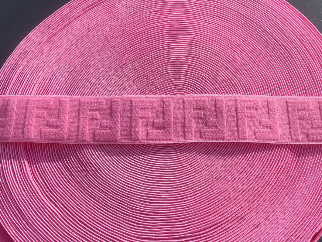 WHOLESALE - Custom Designer Elastic Bands - 1 Yard Roll of 4cm F-1      Trim