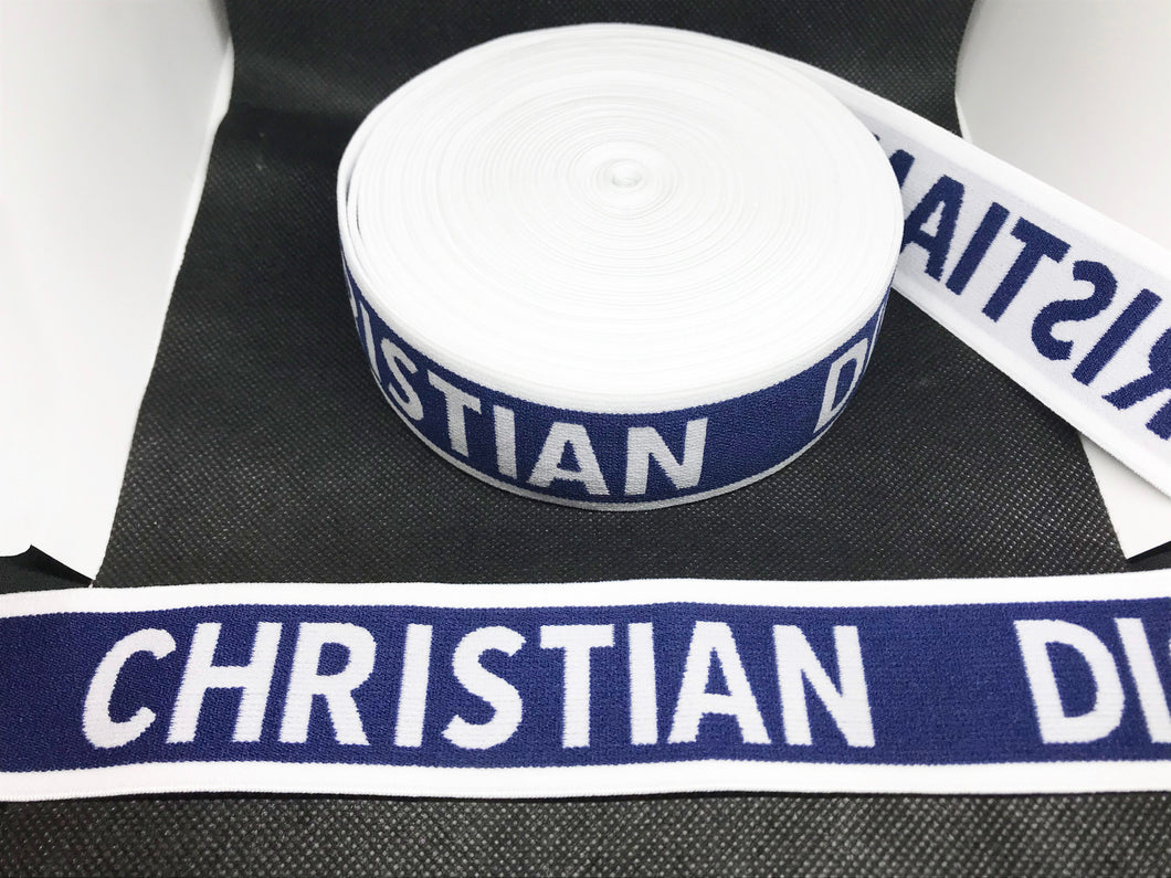 WHOLESALE - Custom Designer Elastic Bands - 1 Yard Roll of 4cm C-2      Trim