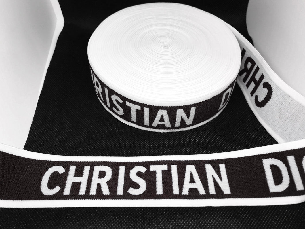 WHOLESALE - Custom Designer Elastic Bands - 1 Yard Roll of 4cm C-2      Trim