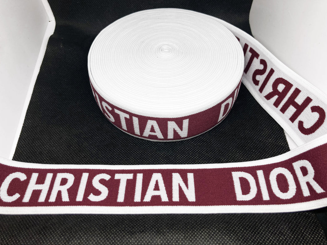 WHOLESALE - Custom Designer Elastic Bands - 1 Yard Roll of 4cm C-2      Trim
