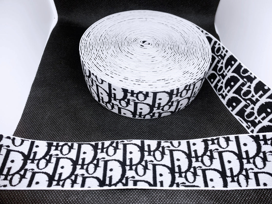 3 or 6 Yard Roll 4cm C-2 Black Custom Designer Hat Band Elastic   Trim