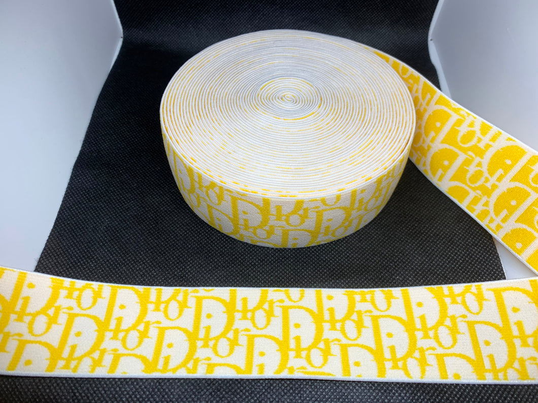 3 or 6 Yard Roll 4cm Dior Designer Hat Band Elastic   Trim