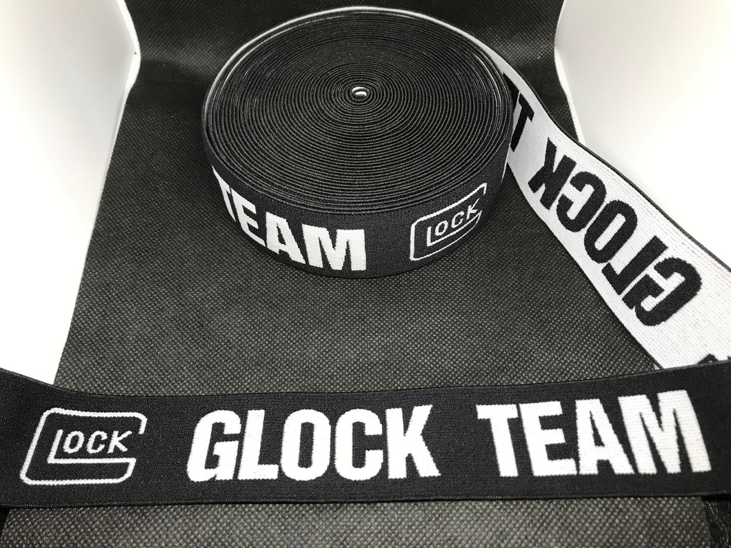 3 or 6 Yard Roll 4cm Glock Team Designer Hat Band Elastic  Trim