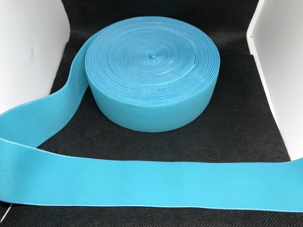 OVERSTOCK 10 Yards 4cm Arabian Blue Elastic Waistband material Custom Designer Bands Jacquard Bandz