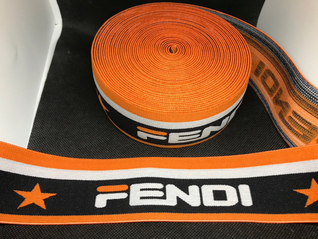 10 Yard Roll 5cm F-1 Custom Designer Elastic Band   Jacquard Bands Trim