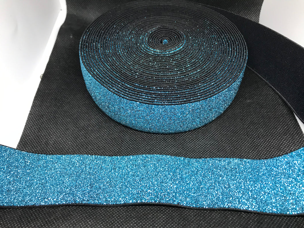 10 Yard Roll 4cm Plain  Custom Designer Elastic Band   Jacquard Bands Trim Metallic