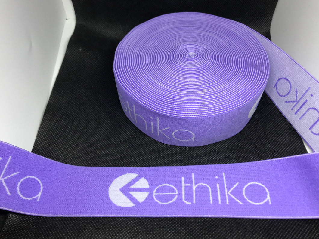 WHOLESALE - Custom Designer Elastic Bands - 1 Yard Roll of 4cm Ethika      Trim