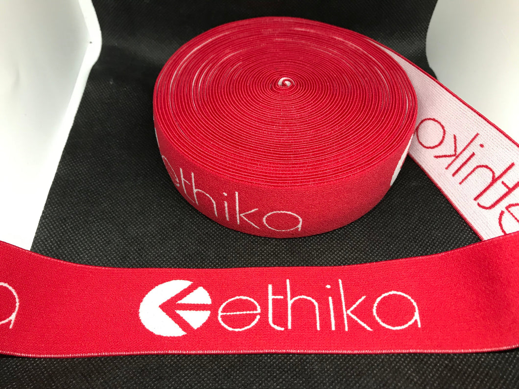 WHOLESALE - Designer Elastic Bands - 1 Yard Roll of 4cm Ethika      Trim
