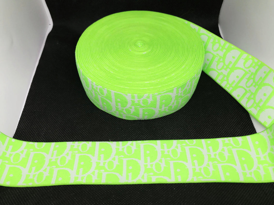 WHOLESALE - Custom Designer Elastic Bands - 1 Yard Roll of 4cm C-2      Trim
