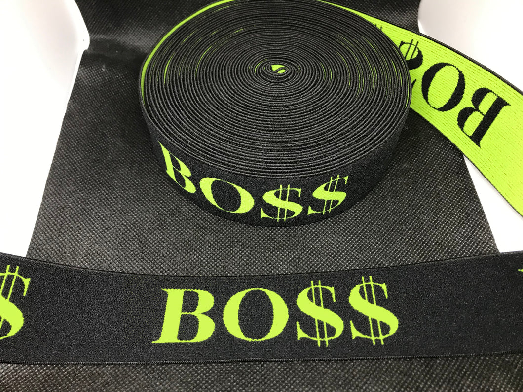 3 or 6 Yard Roll 4cm Boss Custom Designer Hat Band Elastic  Trim