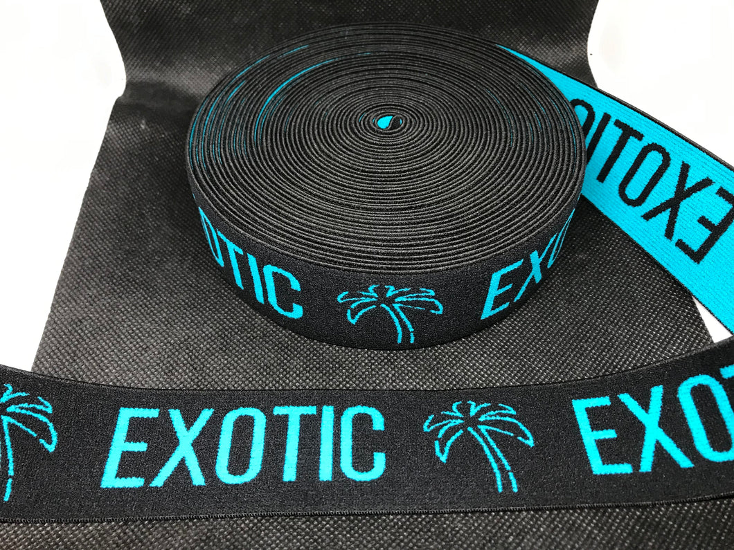 WHOLESALE - Custom Designer Elastic Bands - 1 Yard Roll of 4cm      Trim