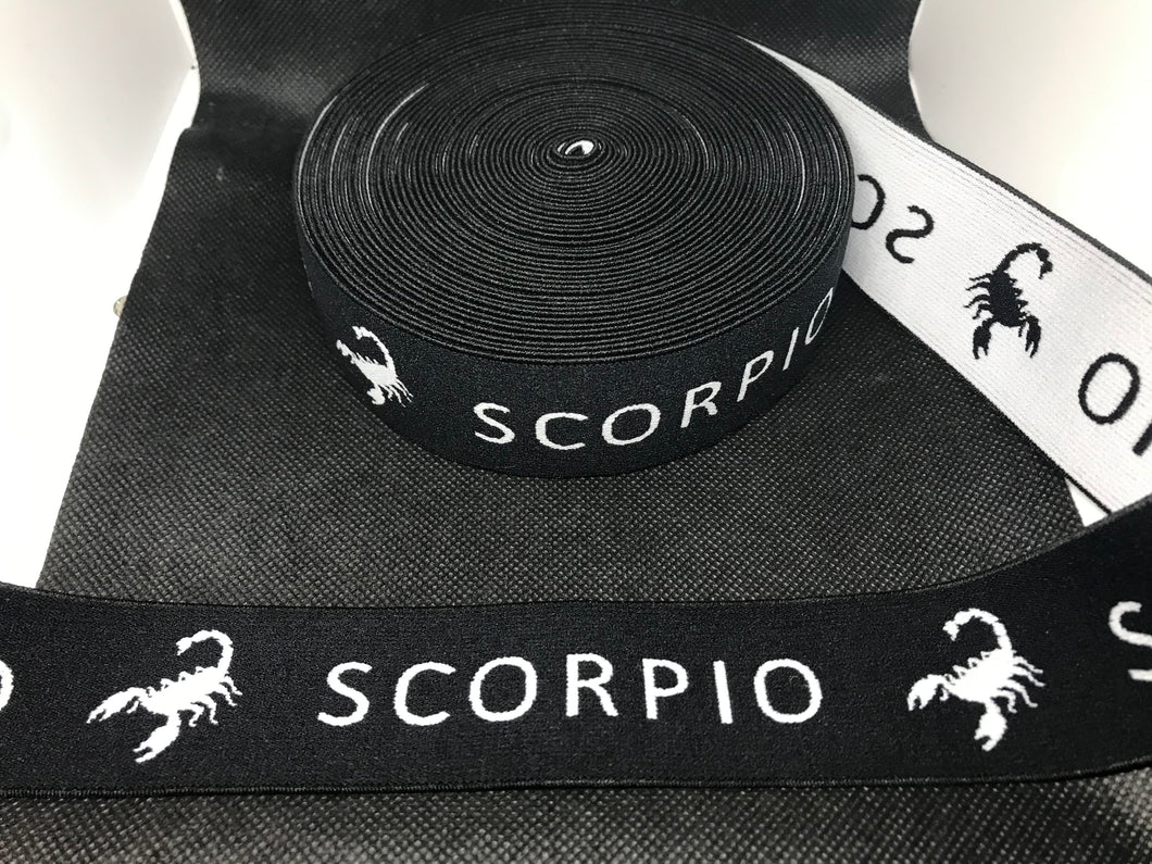 10 Yard Roll Scorpio Custom Designer Elastic Band   Jacquard Bands Trim