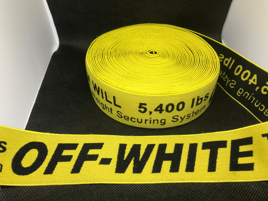 10 Yard Roll 4cm O-1 Custom Designer Elastic Band    Jacquard Bands Trim