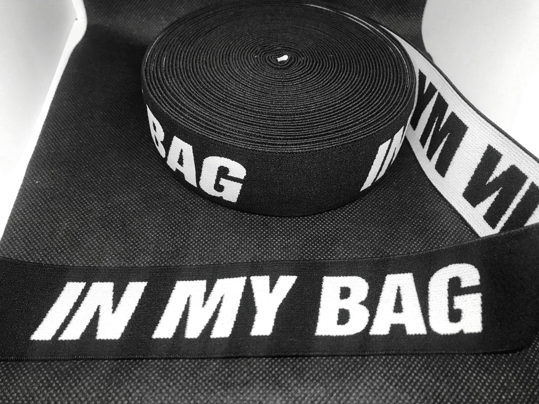 10 Yard Roll 4cm in my bag Designer Elastic Band   Jacquard Bands Trim