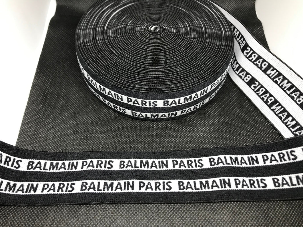 WHOLESALE - Custom Designer Elastic Bands - 1 Yard Roll of 4cm B-4      Trim