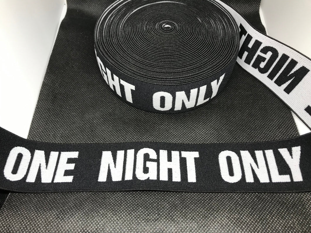 WHOLESALE - Designer Elastic Bands - 1 Yard Roll of 4cm      Trim