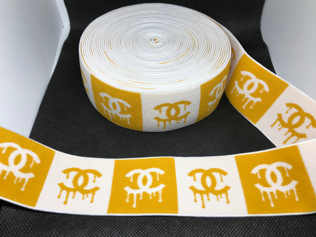 WHOLESALE - Custom Designer Elastic Bands - 1 Yard Roll of 4.5cm C-1      Trim