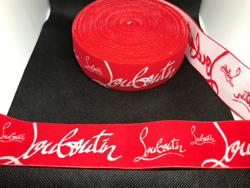 10 Yard Roll 4cm L-2 Custom Designer Elastic Band    Jacquard Bands Trim