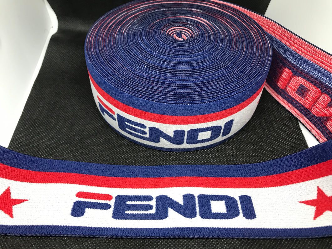 10 Yard Roll 5cm F-1 Custom Designer Elastic Band   Jacquard Bands Trim
