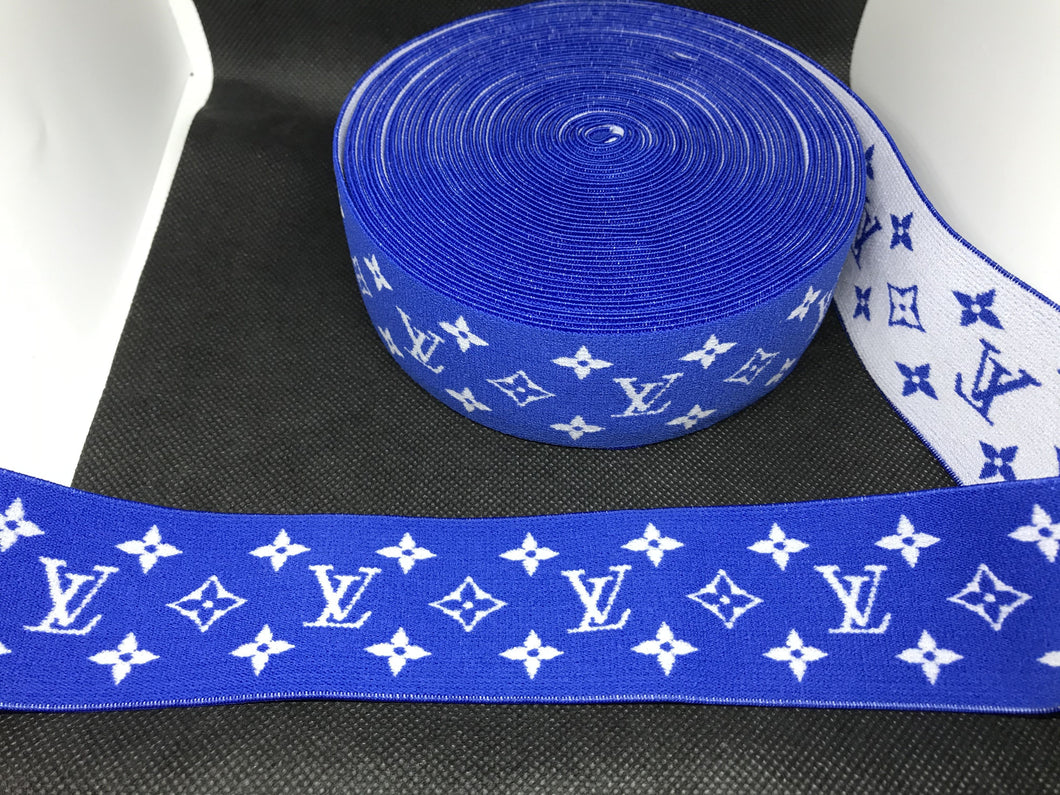 3 or 6 Yard Roll 4.5cm Louis Vuitton LV Designer Hat Band Elastic   Trim
