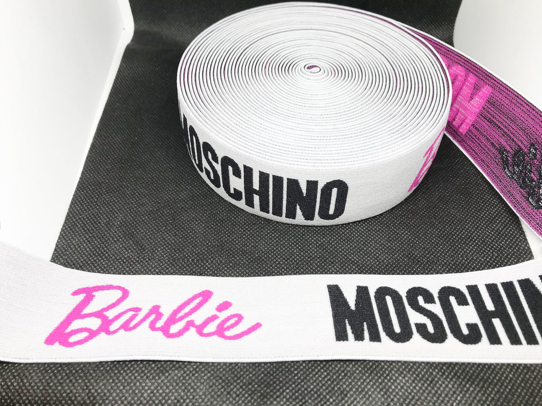 WHOLESALE - Custom Designer Elastic Bands - 1 Yard Roll of 4cm M-1 B-1      Trim
