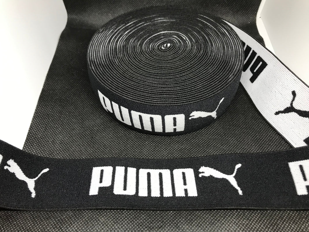 3 or 6 Yard Roll 4cm Puma Designer Hat Band Elastic  Trim