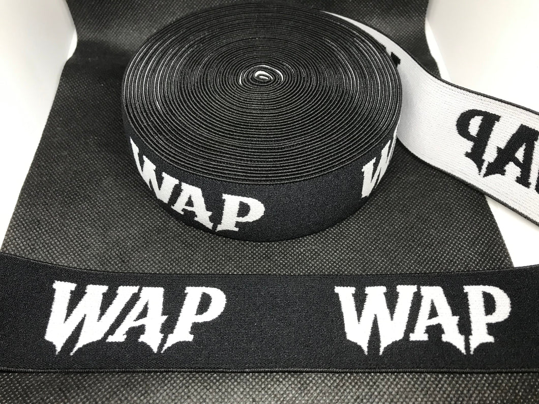 WHOLESALE - Custom Designer Elastic Bands - 1 Yard Roll of 4cm WAP      Trim