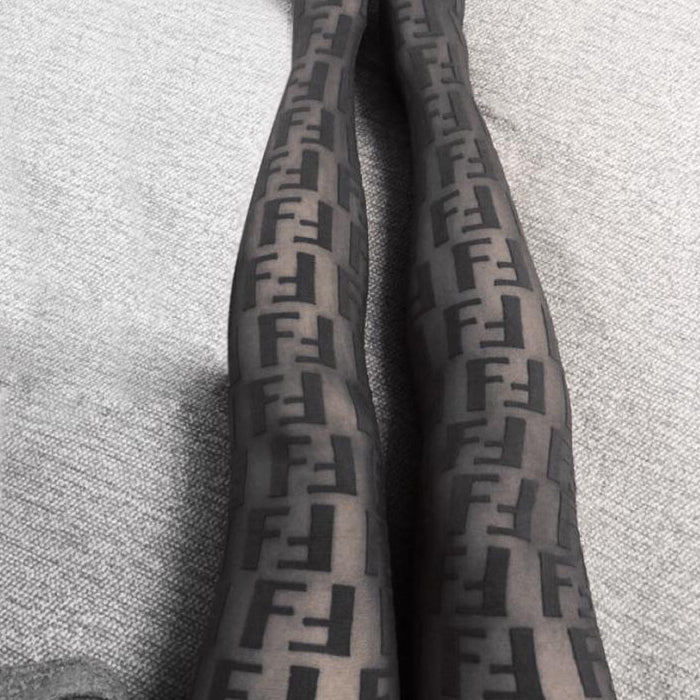 Black Fendi Stockings