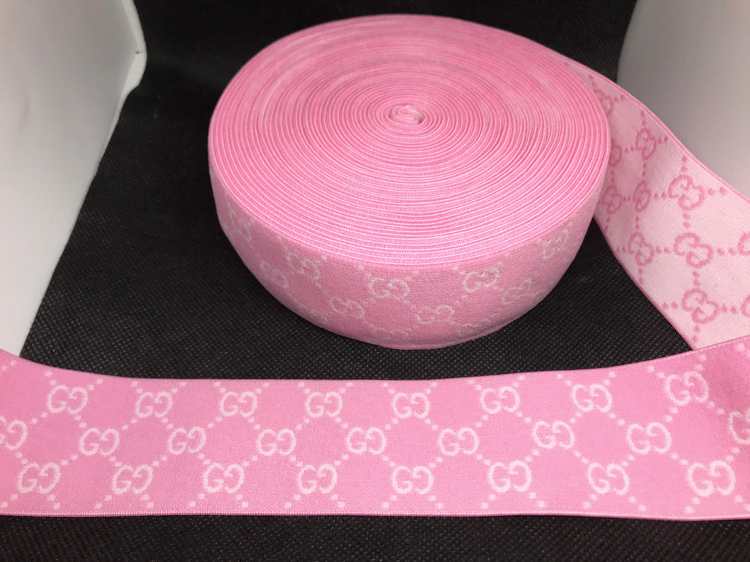 NO BULK DISCOUNTS - 10 Yard Roll 4.5cm G-1   Custom Designer Elastic Band    Jacquard Bands Trim