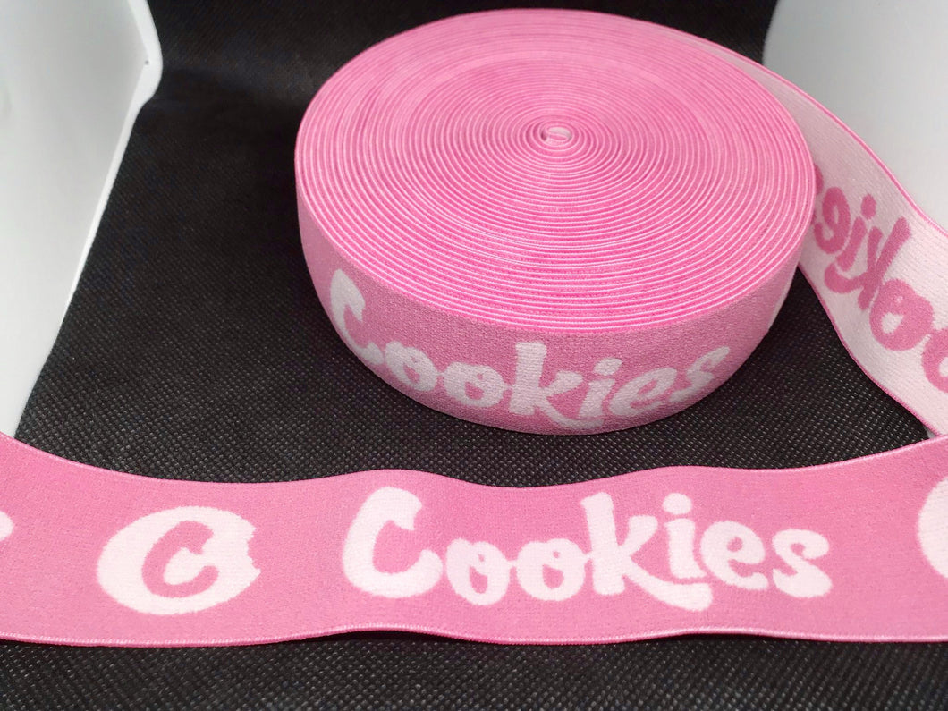 WHOLESALE - Custom Designer Elastic Bands - 1 Yard Roll of 4cm Cookies     Trim