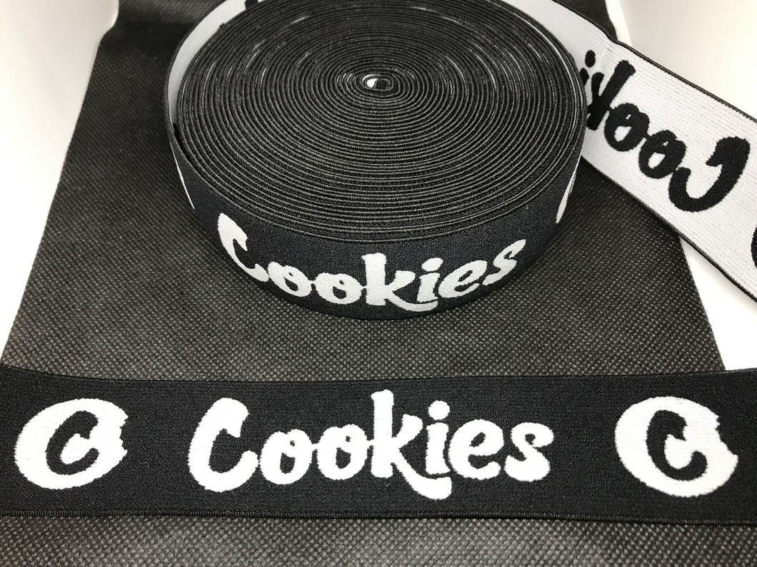 3 or 6 Yard Roll 4cm Cookies Designer Hat Band Elastic  Trim