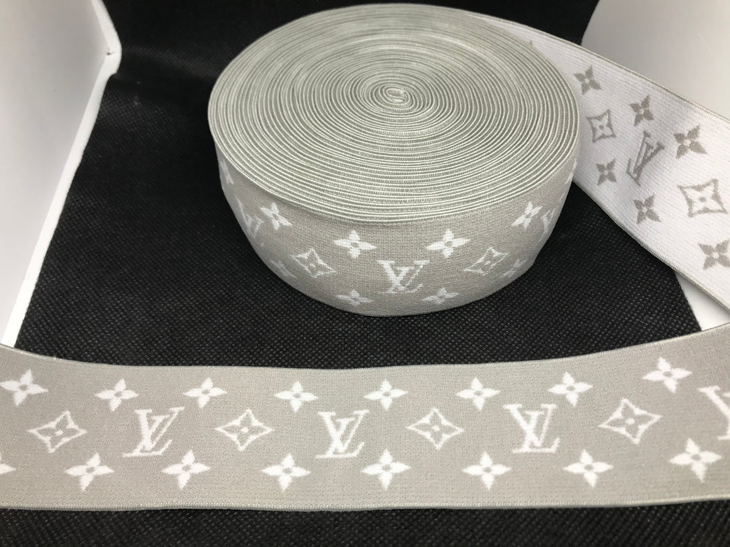 NEW RELEASE 10 Yard Roll 4.5cm Louis Vuitton LV Designer Elastic