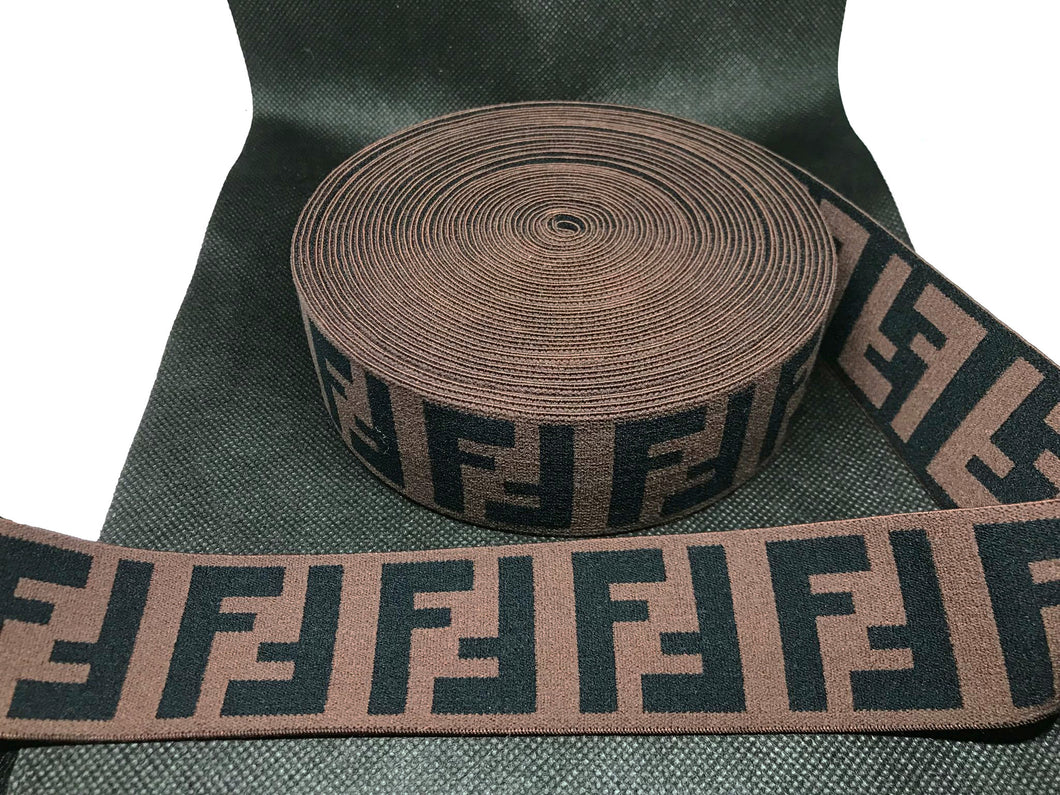 10 Yard Roll 4cm F-1 Custom Designer Elastic Band    Jacquard Bands Trim