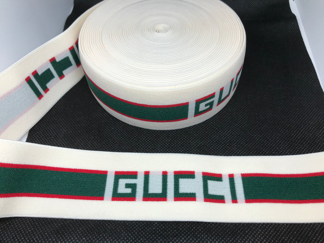 10 Yard Roll 4cm G-1   Custom Designer Elastic Band    Jacquard Bands Trim