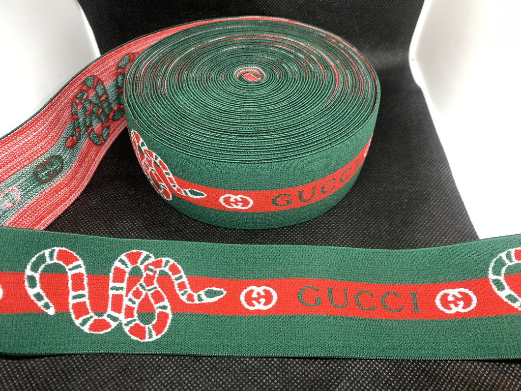 10 Yard Roll 4.5cm G-1   Custom Designer Elastic Band    Jacquard Bands Trim