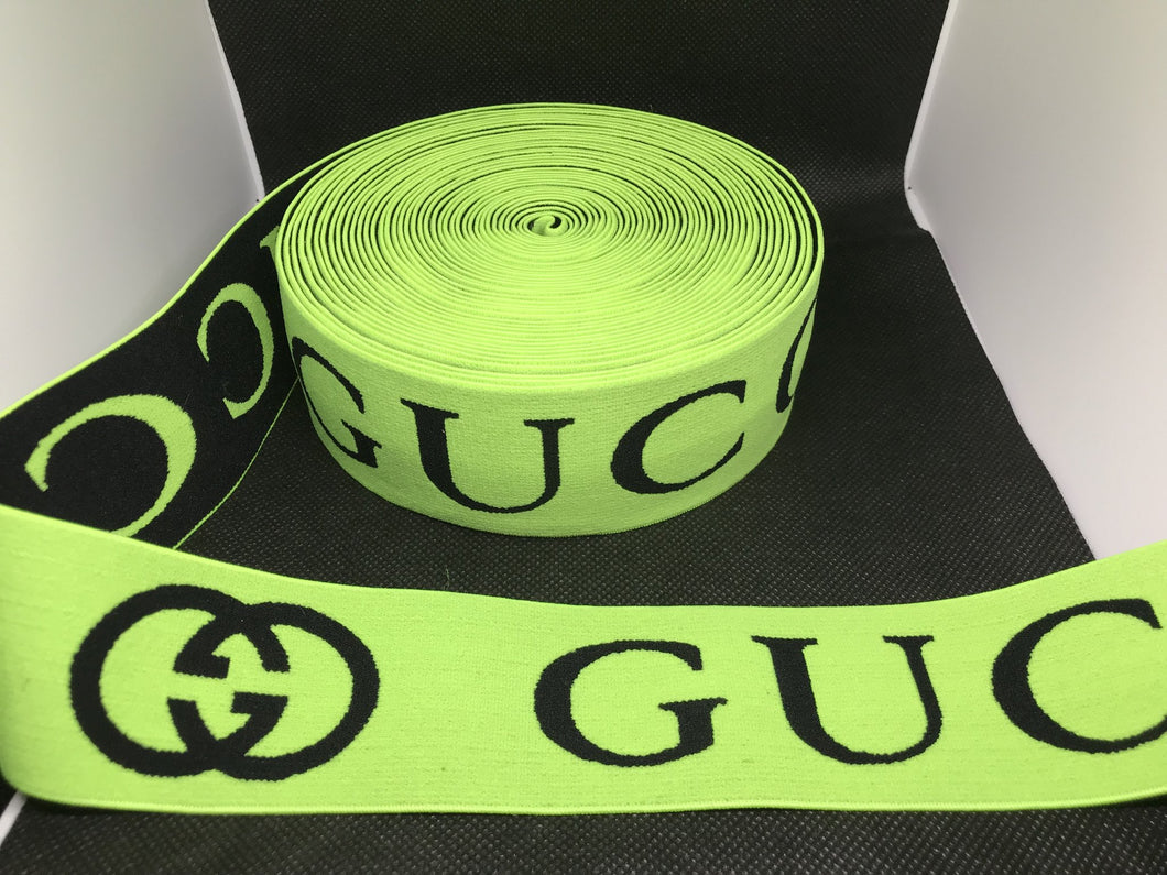 3 or 6 Yard Roll 4.5cm Gucci GG Designer Hat Band Elastic   Trim