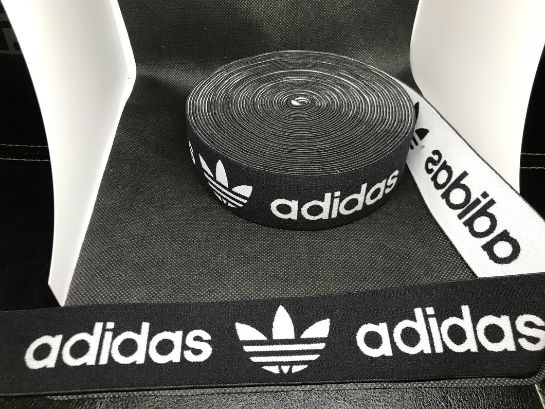 3 or 6 Yard Roll 4cm Adidas Designer Hat Band Elastic   Trim
