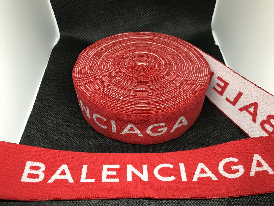 3 or 6 Yard Roll 4cm Balenciaga BB Designer Hat Band Elastic   Trim