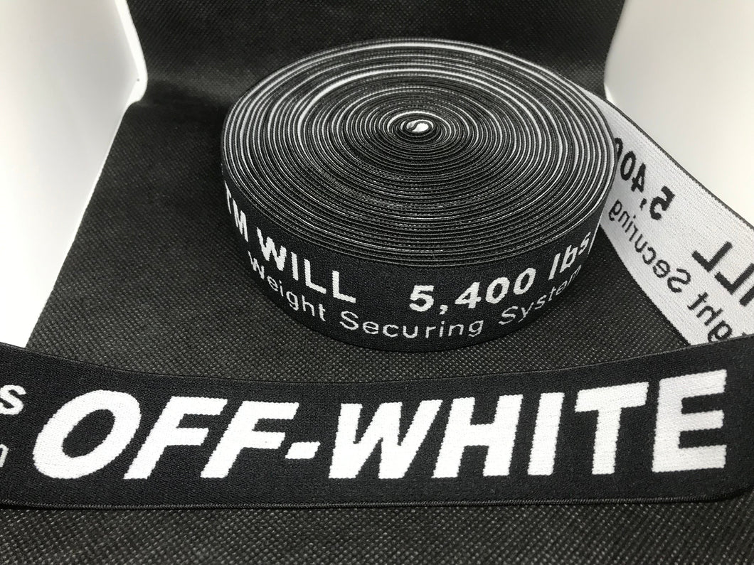 WHOLESALE - Custom Designer Elastic Bands - 1 Yard Roll of 4cm O-1      Trim