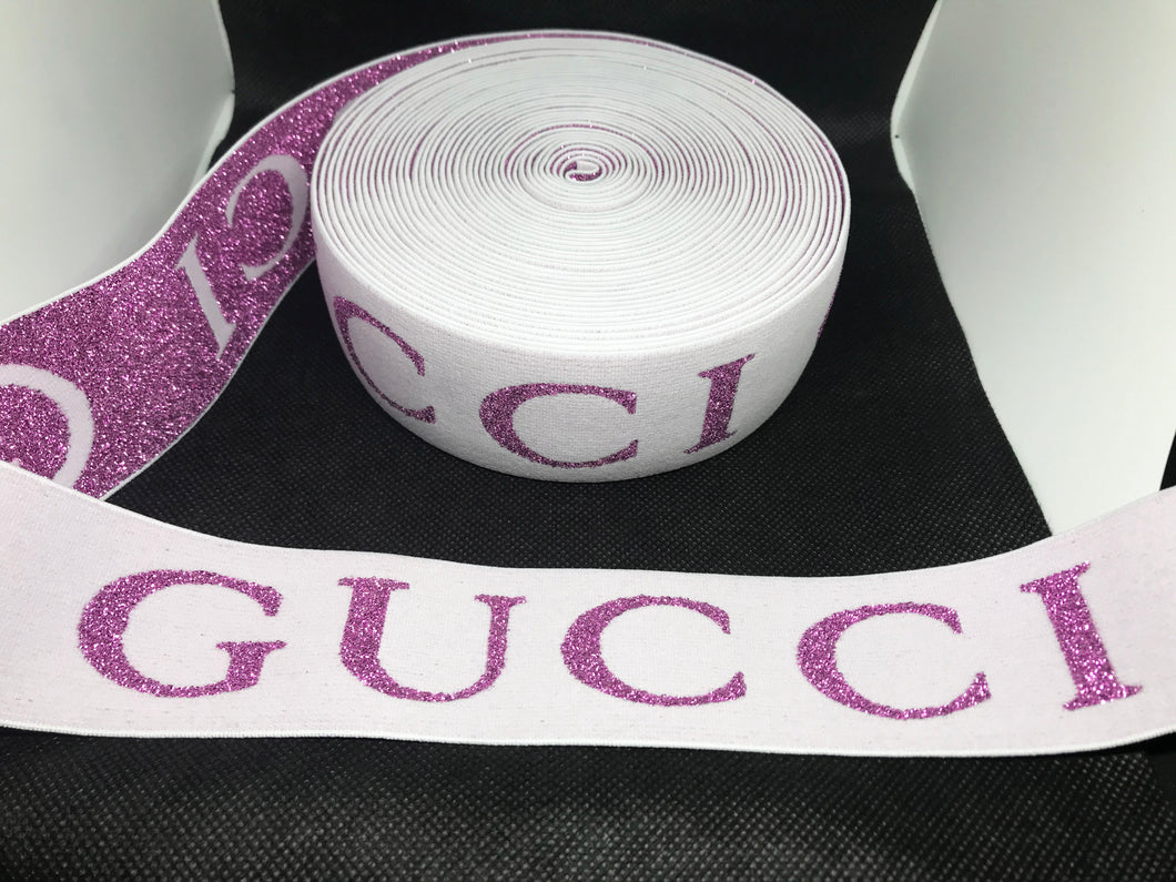 3 or 6 Yard Roll 4.5cm    Custom Designer Hat Band Elastic   Trim Metallic