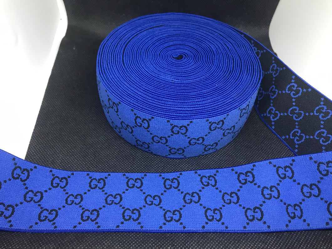 10 Yard Roll 4.5cm G-1   Custom Designer Elastic Band    Jacquard Bands Trim