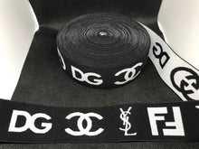 Load image into Gallery viewer, 10 Yard Roll 4cm  Custom Designer Elastic Band   Jacquard Bands Trim
