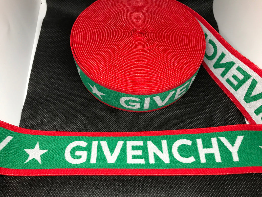3 or 6 Yard Roll 4cm Givenchy Designer Hat Band Elastic   Trim