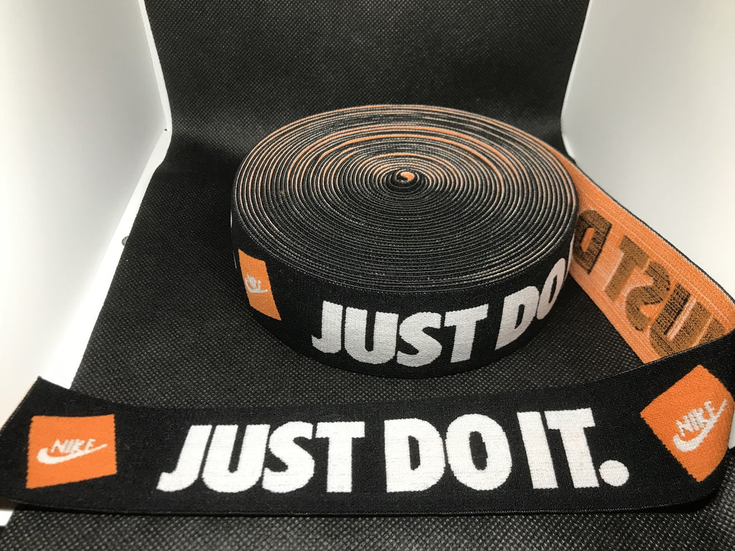 3 or 6 Yard Roll 4cm Nike Designer Hat Band Elastic   Trim