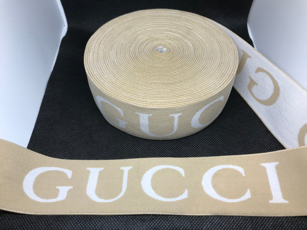 3 or 6 Yard Roll 4.5cm Gucci GG Designer Hat Band Elastic   Trim